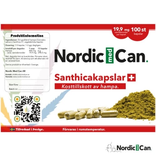 santhicakapslar + | 19,9 mg/kapsel | limited edition