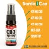 cb3 spray | 5% cbd, 5% cbg & 5% cbn | 10 ml