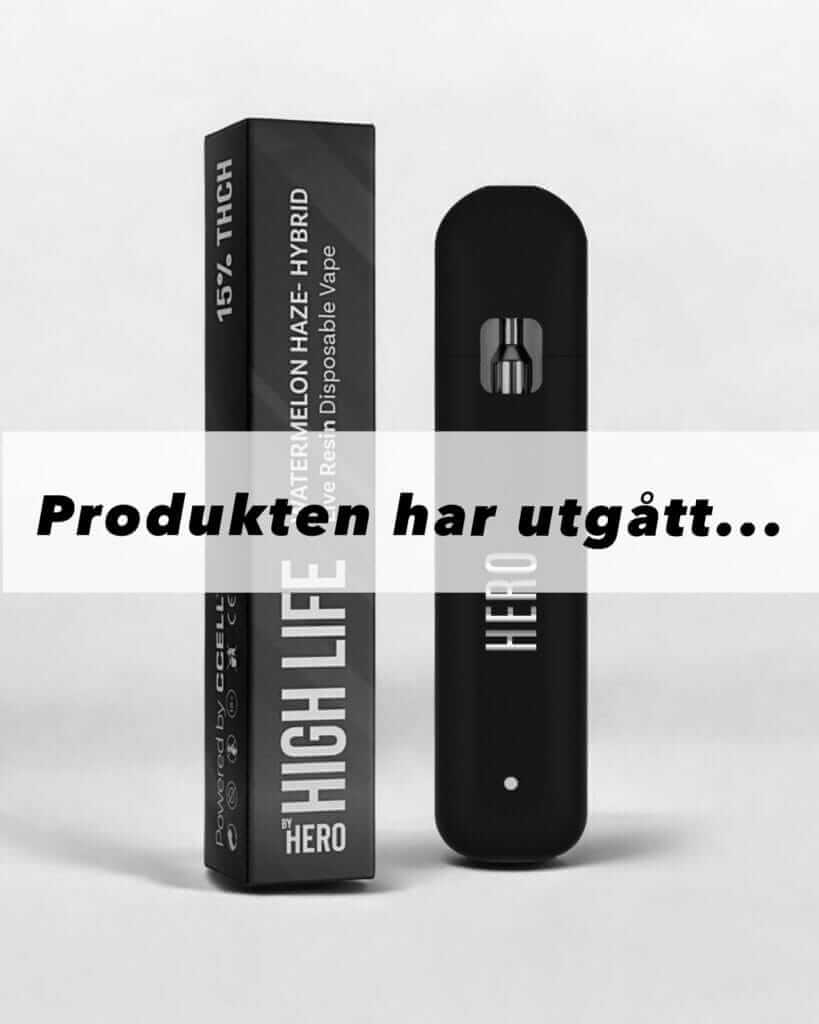 Produktbild för Hero High Life engångs Vape med THCH.