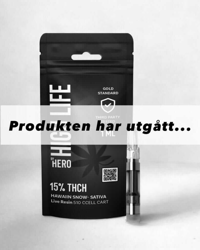 Produktbild THCH cartridge från Hero Vapes.