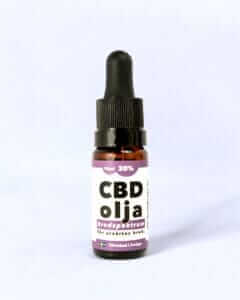 30% CBD olja produktbild. Bredspektrum.