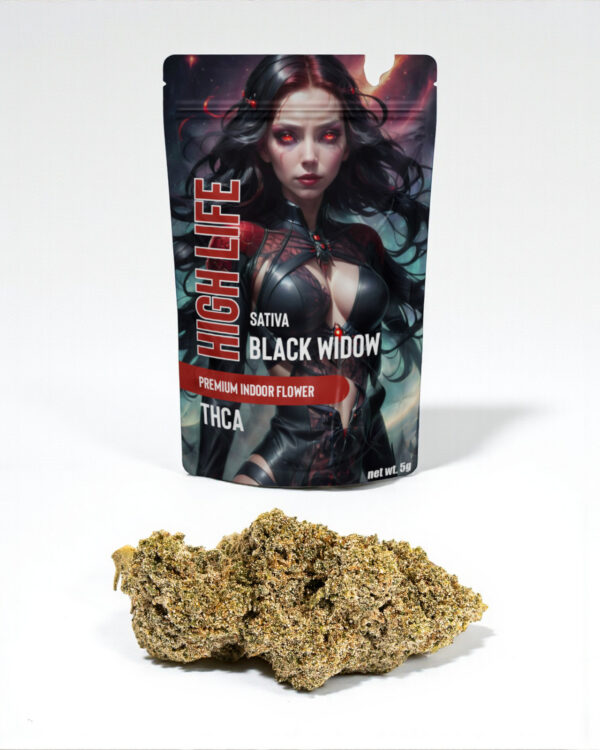 THCA & THCNM Buds | Black Widow - Bild 2