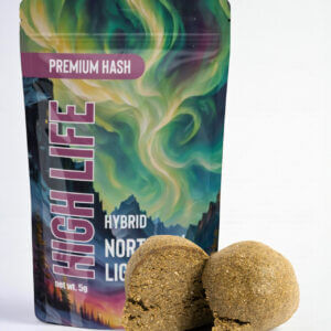 THCA HASH - Norhten lights - HIGH LIFE - bag