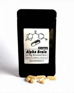 Alpha Brain – med Bromantane, Lion’s Mane & L-Theanine (30 kapslar)