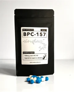 BPC-157 1000 mcg – forskningskvalitet i kapsel, 60 kapslar per påse